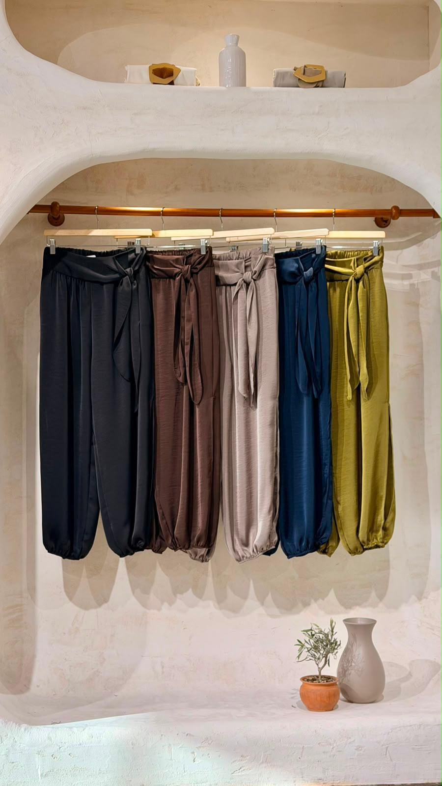 After Hours Satin Harem Pant