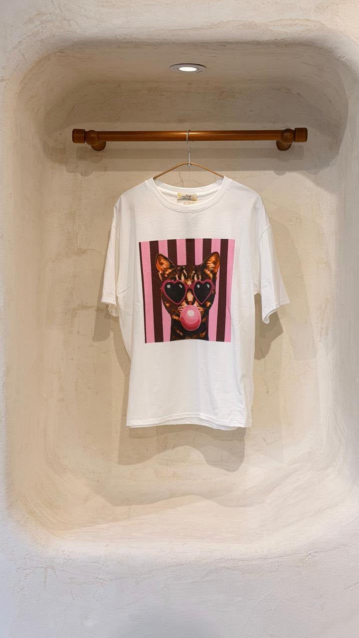 Bubble Gum Kitty T-shirt